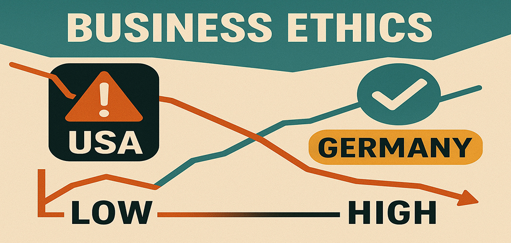 Mehr über den Artikel erfahren Unternehmensethik im Vergleich: Deutschland vs. USA