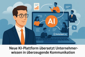 Mehr über den Artikel erfahren Eine Geschichte entfernt vom Durchbruch –Christiani.AI gibt Unternehmern eine Stimme