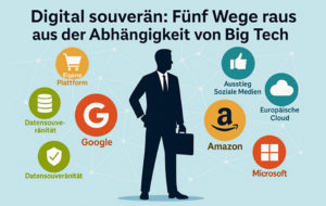 Mehr über den Artikel erfahren Digital souverän: Fünf Wege raus aus der Abhängigkeit von Big Tech