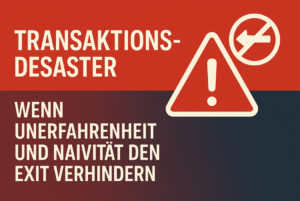 Mehr über den Artikel erfahren Transaktionsdesaster: Wenn Unerfahrenheit und Naivität den Exit verhindern
