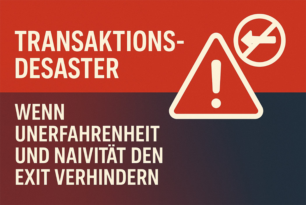 Mehr über den Artikel erfahren Transaktionsdesaster: Wenn Unerfahrenheit und Naivität den Exit verhindern