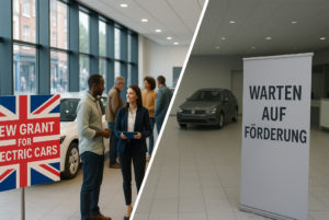 Mehr über den Artikel erfahren Britischer Förder-Turbo für E-Autos: Deutschland schaut zu?