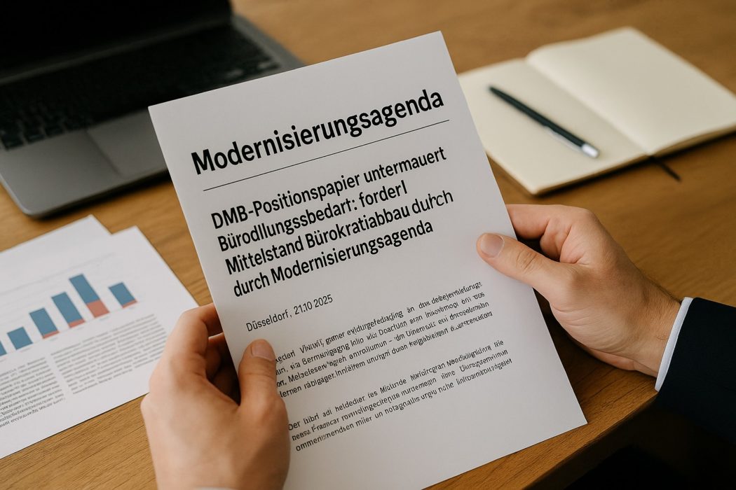 Mehr über den Artikel erfahren DMB-Positionspapier untermauert Handlungsbedarf: Mittelstand fordert spürbaren Bürokratieabbau durch Modernisierungsagenda