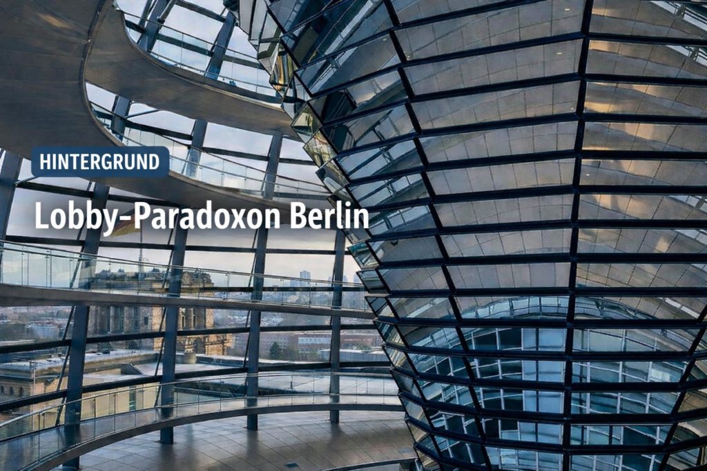 Mehr über den Artikel erfahren Lobby-Paradoxon in Berlin: schlechter Ruf, hohe Wertschätzung