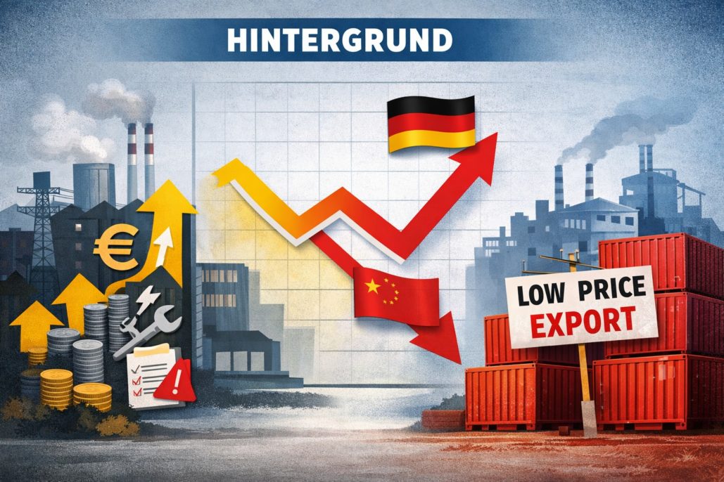 Mehr über den Artikel erfahren Deutsche Konjunktur: Der Wettbewerbsverlust ist hausgemacht – nicht nur China