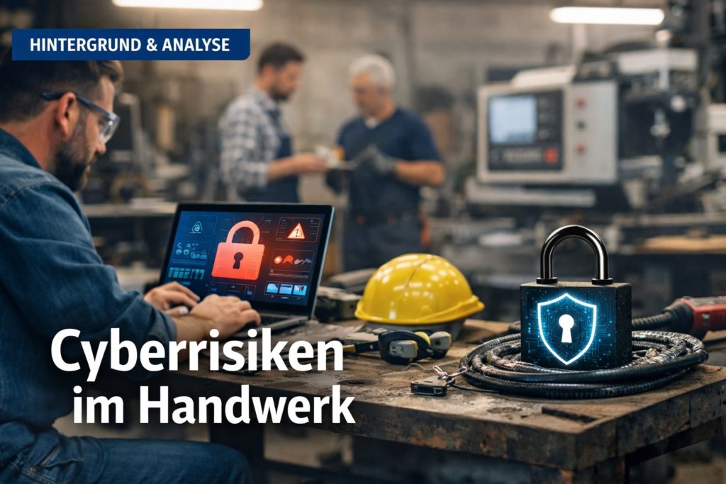 Mehr über den Artikel erfahren Cybersicherheit im Handwerk: Gut organisiert – aber wirklich vorbereitet?