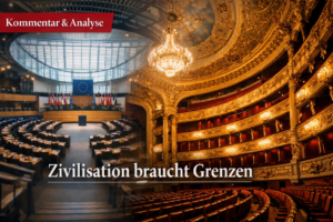 Mehr über den Artikel erfahren Nicht Kulturkampf – Zivilisationsfrage:  Warum Europas Modell Zukunft hat – und ungezügelte Machtakkumulation nicht