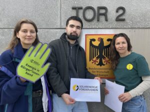 Demo vor dem Wirtschaftsministerium