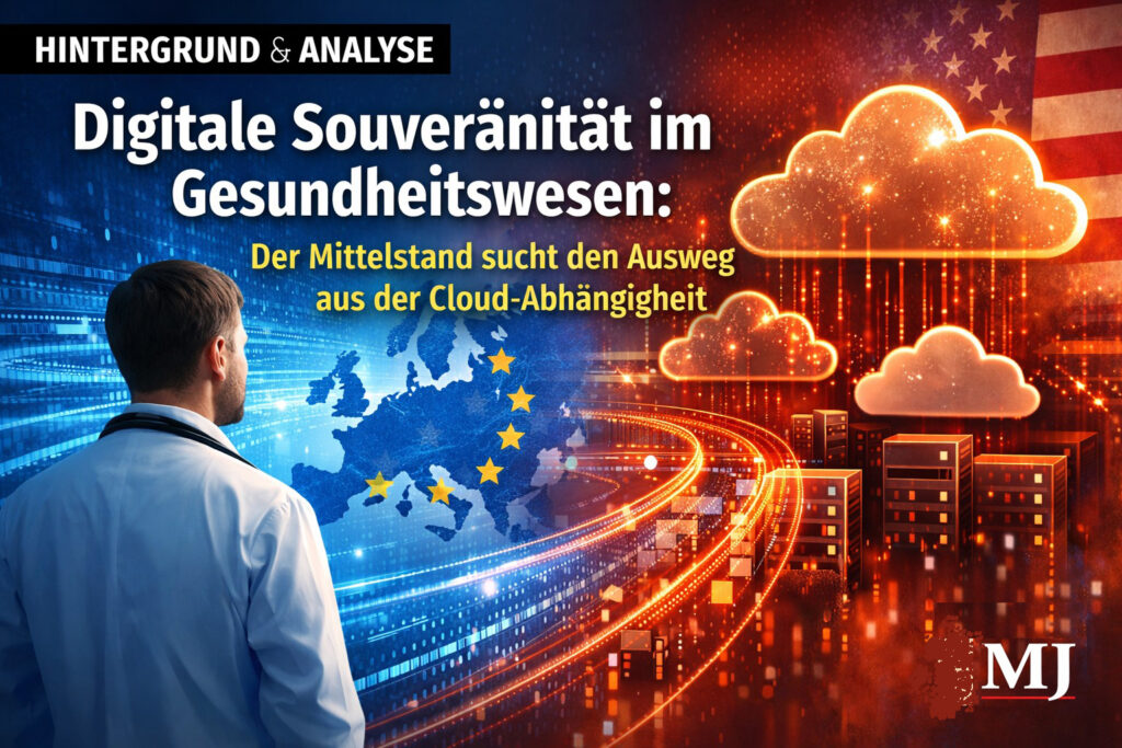Mehr über den Artikel erfahren Digitale Souveränität im Gesundheitswesen: Der Mittelstand sucht den Ausweg aus der Cloud-Abhängigkeit