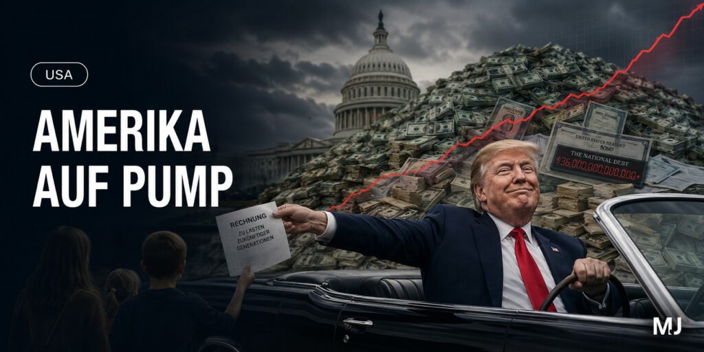 Trump am Schuldenberg